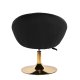 Ergonomisks grozāmais krēsls 4Rico QS-BL12G, melns