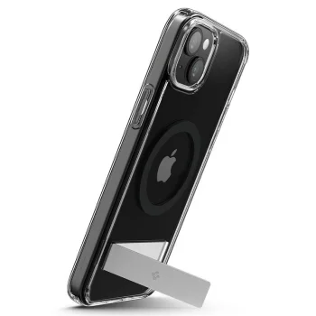 Spigen Ultra Hybrid S MagSafe vāciņš ar statīvu iPhone 15 Plus, melns