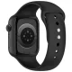 Ремешок Tech-Protect Silicone для Apple Watch 44 / 45 / 46 / 49 мм, черный