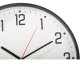 Wall clock large silent 30cm round pointer date temperature wood