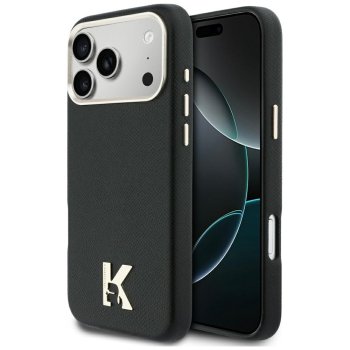 Karl Lagerfeld Karl Head Logo MagSafe чехол для iPhone 17 Pro Max – чёрный