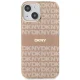 DKNY iPhone 15 / 14 / 13 vāciņš IML Mono & Stripe MagSafe, rozā