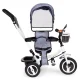 Ecotoys JM-066-9L Tricycle with Swivel Seat and Canopy, Grey