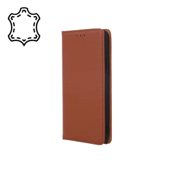 Samsung Galaxy A26 (SM-A266E/DS) Genuine Leather Wallet Phone Cover, Brown | Telefona Vāciņš Maciņš Apvalks...