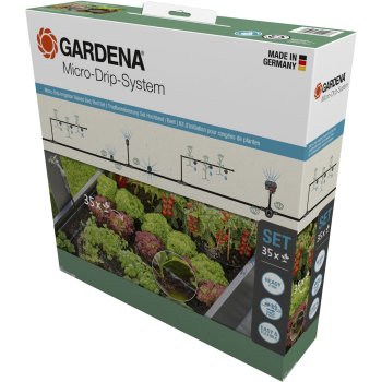 Gardena Micro-Drip-System komplekts paaugstinātajām dobēm, 35 augiem (13455-20)