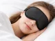 Magnetic Blackout Sleep Mask Adjustable Travel Eye Mask, Black
