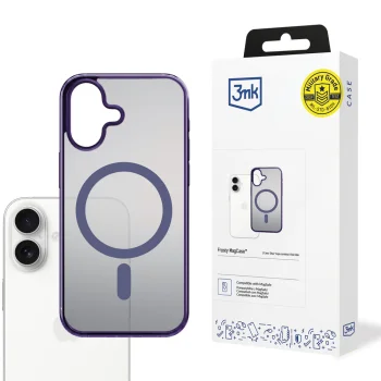 Чехол 3Mk Protection Frosty MagCase для iPhone 17, фиолетовый