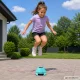 Interactive Automatic Jump Rope with Remote Control and Counter, Blue