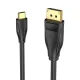 USB-C uz DisplayPort 8K HD kabelis 2 m Vention CGYBH (melns) | to Cable 2m (Black)