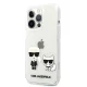 Чехол Karl Lagerfeld Karl & Choupette для iPhone 13 Pro Max - Прозрачный