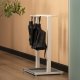 Maclean MC-472 Compact Umbrella Stand, White