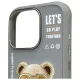 Telefona vāciņš Nimmy Cool&Cute 2.0 Bear iPhone 16 Pro, pelēks
