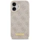 Guess 4G Logo Plate MagSafe vāciņš Apple iPhone 17 rozā