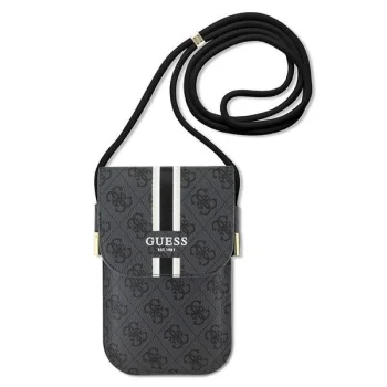 Guess Laptop Backpack Bag Handbag, Black Stripes | Datorsoma Tūrisma Skolas Mugursoma