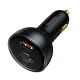 Baseus TZCCZM-0G USB-A / USB-C automašīnas lādētājs 160W PPS / QC 5 / PD - pelēks | Phone Car Charger