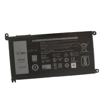 Dell WDX0R Original Notebook Battery, 42 Wh, Black