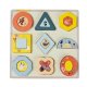 Educational Wooden Puzzle Geometric Figures Zkb-2053