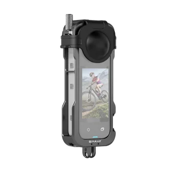 PULUZ metāla aizsargrāmis ar lēcas vāciņu priekš Insta360 X4 (PU981B)