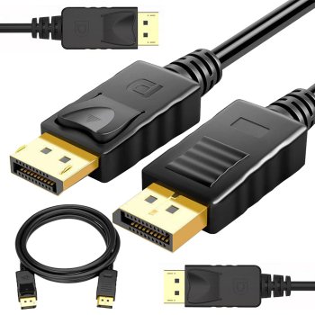 DisplayPort 1.4 Cable 1.5m for 8K 30Hz, 4K 120Hz & 2K 144Hz Monitors