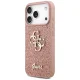 Guess iPhone 17 Pro Case Fixed Glitter Big 4G, Pink