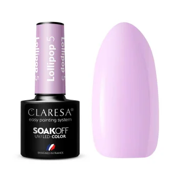 Claresa Lollipop 5 hibrīda nagu laka, 5g