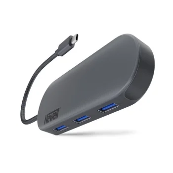 Newell 7-in-1 USB-C Hub, HDMI 4K, 3x USB 3.0, SD/microSD, PD, Graphite