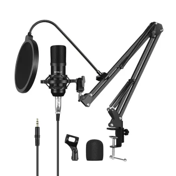 Конденсаторный микрофон Puluz PU612B Studio Broadcast Черный