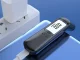 Bezkontakta kabatas alkometrs ar LCD displeju un USB uzlādi, melns