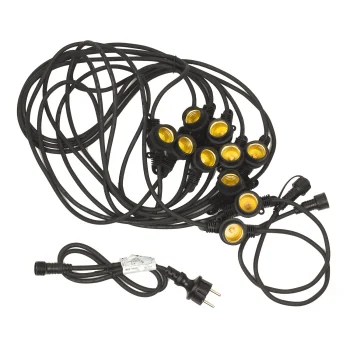 Maclean MCE410 Garden Light Chain, 10m, 10x E27, IP44