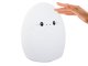 Kids Night Light Egg, LED RGB, Silicone, with Remote and USB, White
