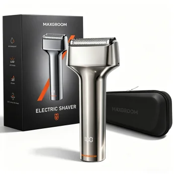 MAXGROOM WF-2037D IPX7 Foil Electric Shaver - Silver