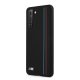BMW Samsung Galaxy S21+ Case Silicone Stripes M Collection, Black