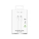Puro TPE USB-C uz USB-C kabelis 25W 3m, balts