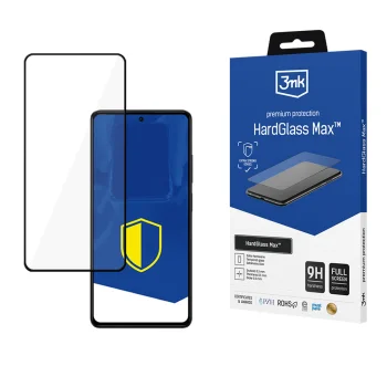 3mk HardGlass Max rūdīts aizsargstikls Google Pixel 8 5G tālrunim, melns