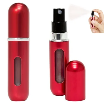 Ceļojumu smaržu pulverizators 5ml Sarkans