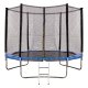 10ft Garden Trampoline for Kids with Safety Net and Ladder 150kg