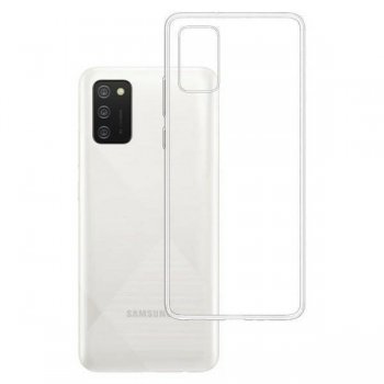 Samsung Galaxy A02s (SM-A025F/DS) 3MK Clear Case Cover, Transparent | Caurspīdīgs Silikona Vāciņš Maciņš Apvalks...