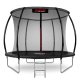 Neo-Sport NS-08C231 dārza batuts ar iekšējo tīklu 252 cm, melns