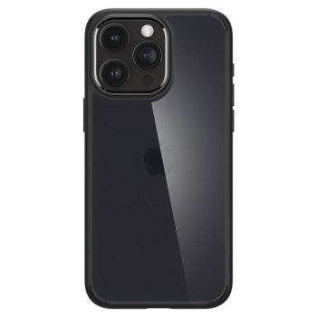 Spigen iPhone 15 Pro Max Case Ultra Hybrid, Clear Black