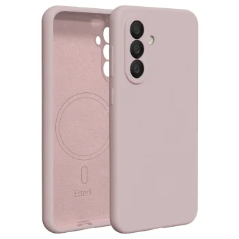 Etteri Silicone Mag vāciņš Samsung Galaxy A57 5G, gaiši rozā