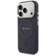 Guess Peony Hot Stamp MagSafe Phone Case Cover iPhone 17 Pro - Blue