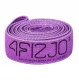 4Fizjo 401 Power Band auduma pretestības gumija, 20-27 kg, violeta