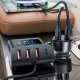 Acefast B11 138W USB-A un USB-C auto lādētājs ar 6 portiem - melns | Phone Car Charger