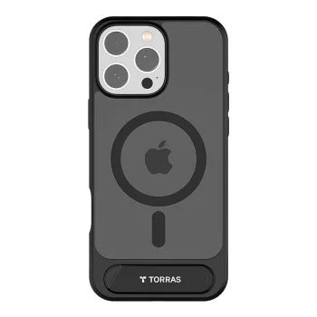 Чехол Torras Pstand для iPhone 16 Pro Max, черный
