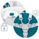 Детский стульчик для кормления Ricokids Tulo, синий