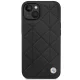 Чехол BMW для iPhone 14 Leather Quilted, черный
