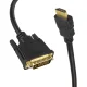 DVI-HDMI kabelis Maclean MCTV-717, v1.4, 1080p, 2m, melns