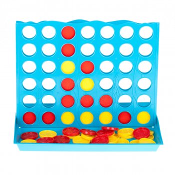 Bērnu Loģiskā Galda Spēle Rotaļlieta Puzle Line Up 4 25x19x20 cm | Kids Logic Puzzle Board Game