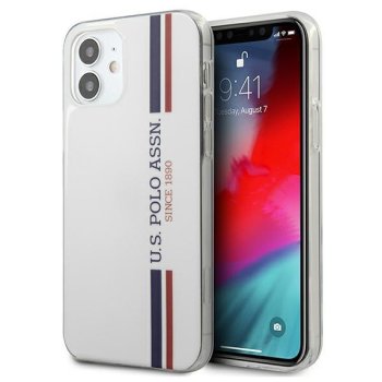 Apple iPhone 12 mini 5.4'' US Polo Tricolor Collection Case Cover (USHCP12SPCUSSWH), White | Telefona Maciņš Vāks...