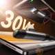 Joyroom S-A56 EnjoyX leņķa USB-C - Lightning kabelis 30W 1.2m, melns